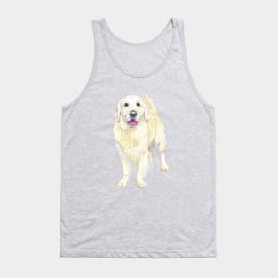 i love my golden retriever Tank Top